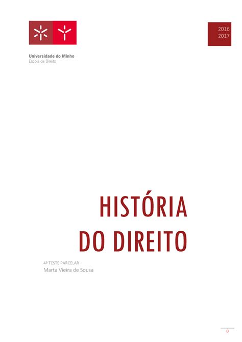 Hist Ria Do Direito Teste Histria Do Direito