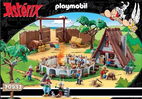 PLAYMOBIL ASTERIX Y OBELIX 70931 BANQUETE DE LA ALDEA PDF EL DRAGÓN