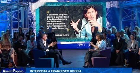 Nunzia De Girolamo Intervista Boccia Ad Avanti Popolo La Domanda E Il