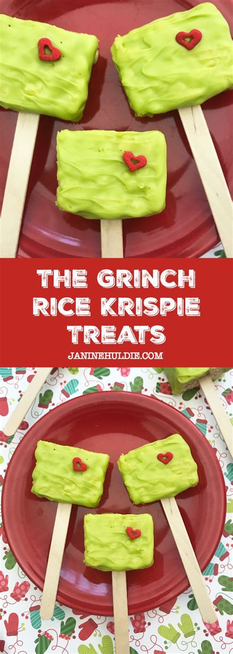 The Grinch Rice Krispie Treats Recipe Perfect For All