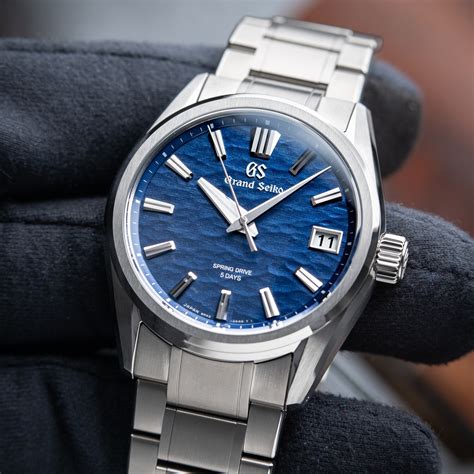 Grand Seiko Evolution Collection Lake Suwa Unworn Titanium Spring Drive