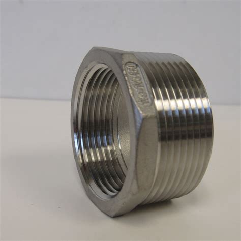 1 1 2 X 1 1 4 Stainless Steel Reducing Bushing 304 Stainless Steel