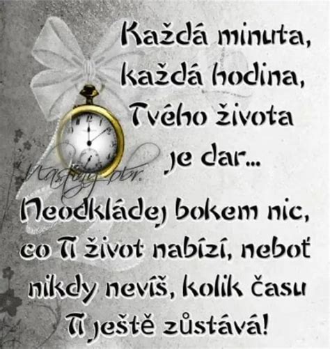 A Poem Written In Two Languages With A Clock On It