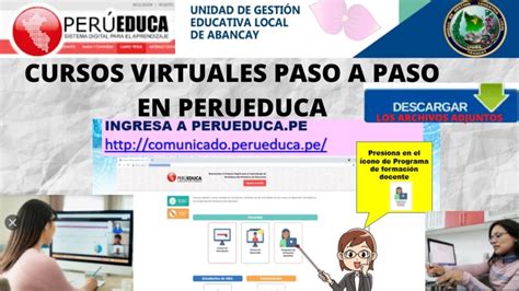 Cómo ingresar fácilmente a los curso virtuales de Perú Educa