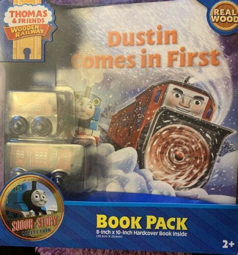 New Wood Thomas The Train Friends Sodor Story Book Pack Dustin Comes In