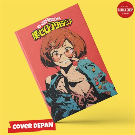 Notebook Anime Boku No Hero Academia Uraraka Ochako Hardcover A5 Buku