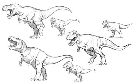 T Rex Drawing