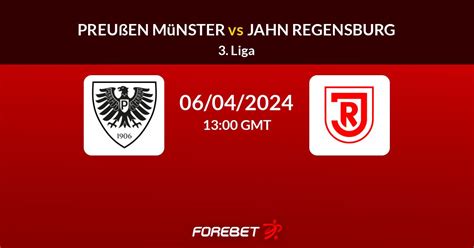 Preu En M Nster Vs Jahn Regensburg Prediction Stats H H Apr