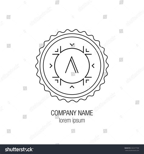 Vector Line Logos Icons Line Design Stock Vector (Royalty Free ...