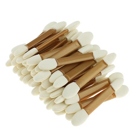 50pcs Disposable Double Ended Sponge Brush Eyeshadow Applicator Makeup Tools Hepsiburada Global