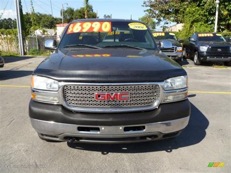 2001 Storm Gray Metallic Gmc Sierra 2500hd Slt Extended Cab 4x4 40134512 Photo 2 Gtcarlot