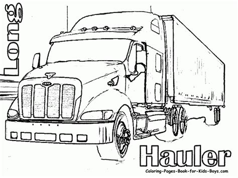 Tractor Trailer Drawing At Getdrawings Free Download