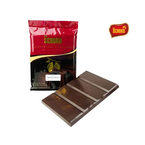 Jual Schoko Dark Chocolate Couverture Kg Coklat Batangan