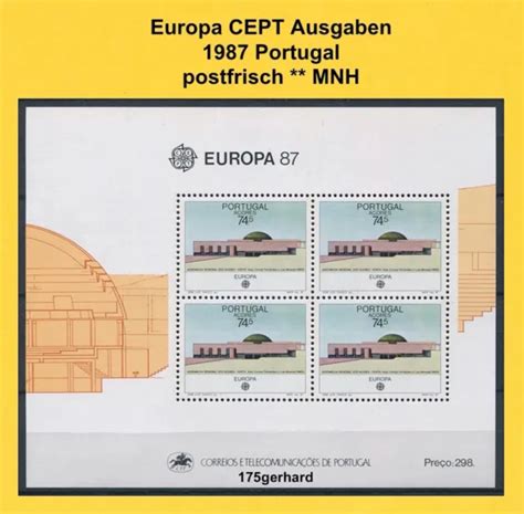 Portugal Cept Blockausgabe Michel Nr Postfrisch Mnh