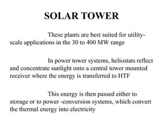 Solar tower | PPT