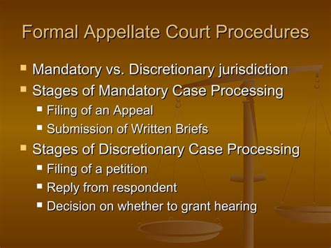 Appellate Courts Purposes And Processes Ppt