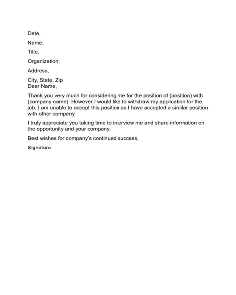 Employer Withdraw Job Offer Letter Hot Sex Picture