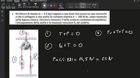 E3 Equilibrio Di Un Corpo Appeso YouTube