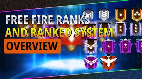 FREE FIRE RANKS AND RANKED SYSTEM OVERVIEW Cyber Sport Io