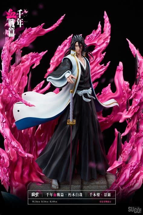 YuanMeng Studio Bleach Kuchiki Byakuya Solid Color Ver 1 6 GK Statue