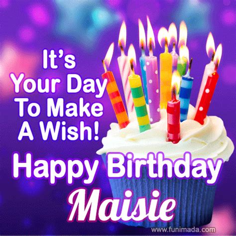 Happy Birthday Maisie GIFs - Download on Funimada.com