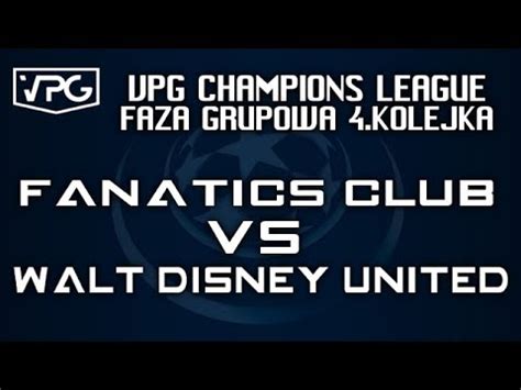 Vpg Champions League I Faza Grupowa I Kolejka I Fanatics Club Vs Walt