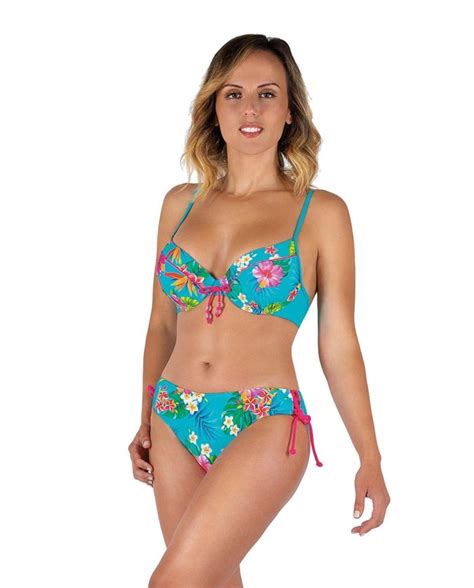 Bikini lágrima con copa y aro Turquoise gardin Bikini Bikini