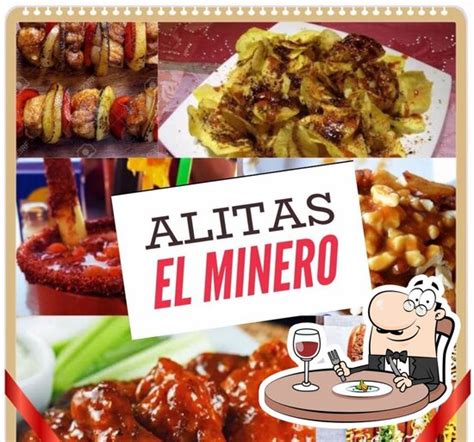 Menu at Alitas "El Minero" restaurant, Zimapan