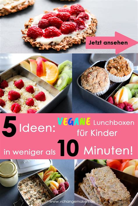 Ideen Vegane Lunchboxen F R Kinder In Weniger Als Minuten