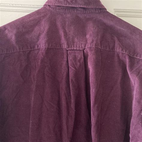 VINTAGE CORDUROY BURGUNDY URBAN OUTFITTERS Shirt Depop