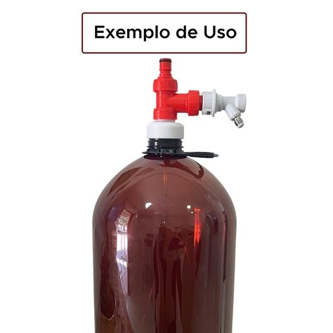 Cerveja Da Casa Adaptador Para Garrafa Growler Pet L