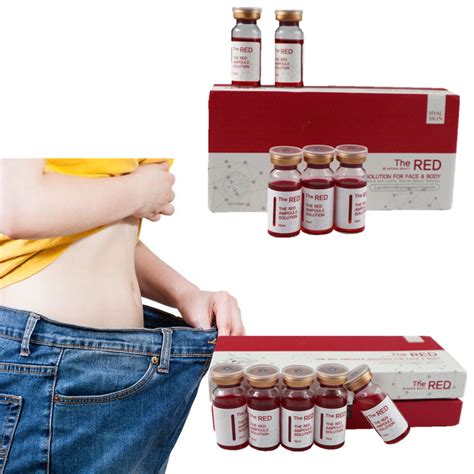 The Red Lipolysis Solution Fat Dissolving Injections Kybella Ml Vial