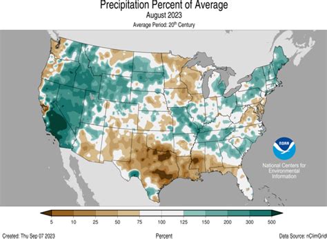 August 2023 was warmer than normal in southern regions with variable rainfall | Climate and ...