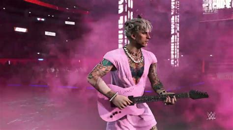 Machine Gun Kelly Entrance WWE 2K22 YouTube