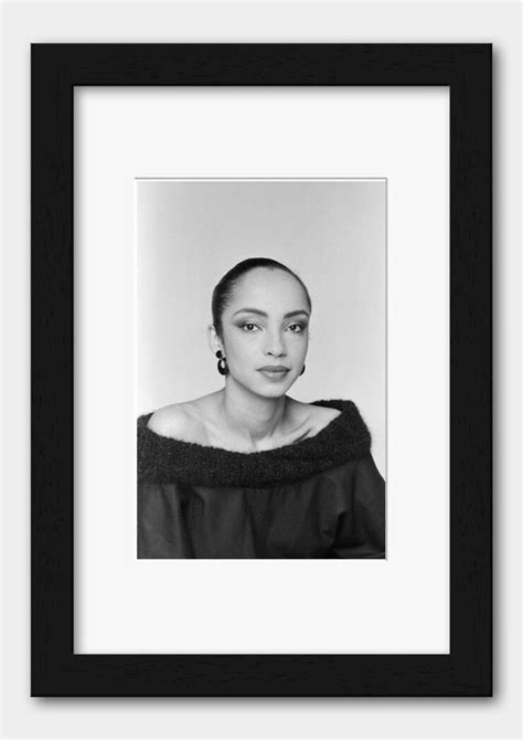 Sade Band Posters Prints A Black And White Closeup Etsy