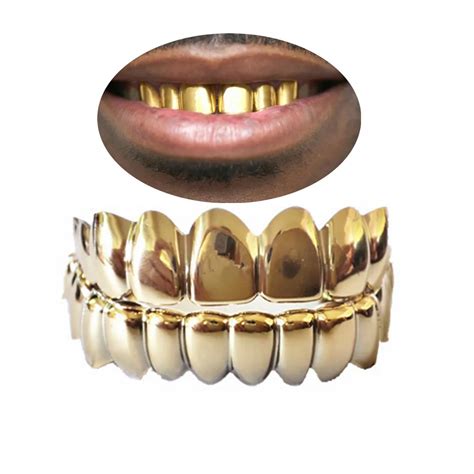 SowSmile Hiphop Gold Silver Real Silicone Gel Snap On Dental False