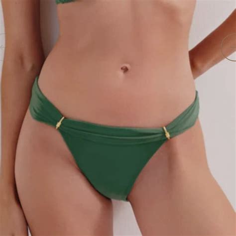 Vix Swim Vix Paula Hermanny Bia Tube Bottom New Green Bikini Bottom