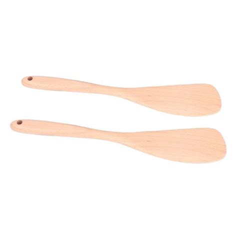 Fdit tourneur de bois Spatule en bois hêtre manche long trou de