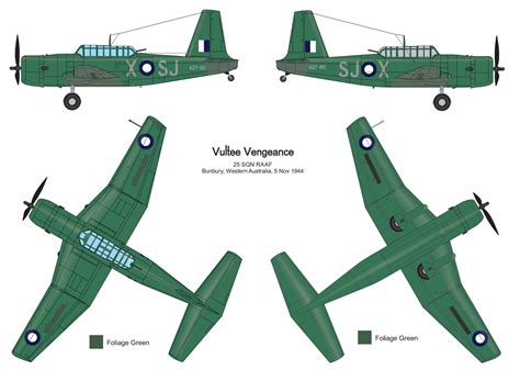 Decals Vultee Vengeance 25 Squadron Raaf Scale172 148 Dekls Shop