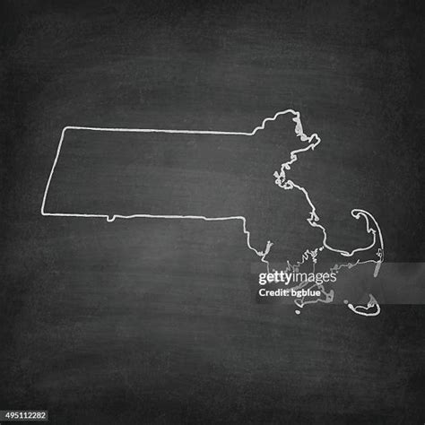 Massachusetts State Vector Map Photos And Premium High Res Pictures Getty Images