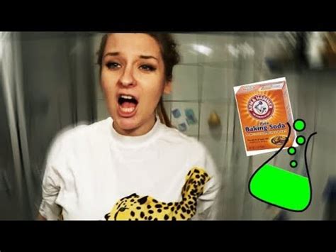 Using BAKING SODA To BLEACH My Hair Because SCIENCE YouTube