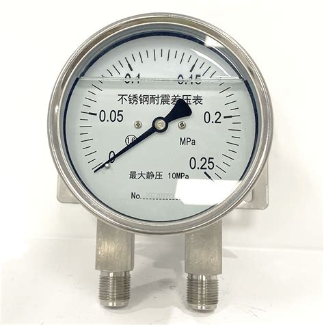 Stainless Steel Differential Pressure Gauge Manometer And Pressure