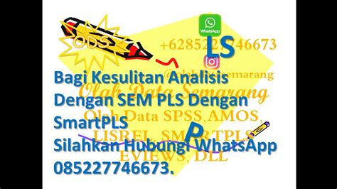 jasa olah data smartpls youtube