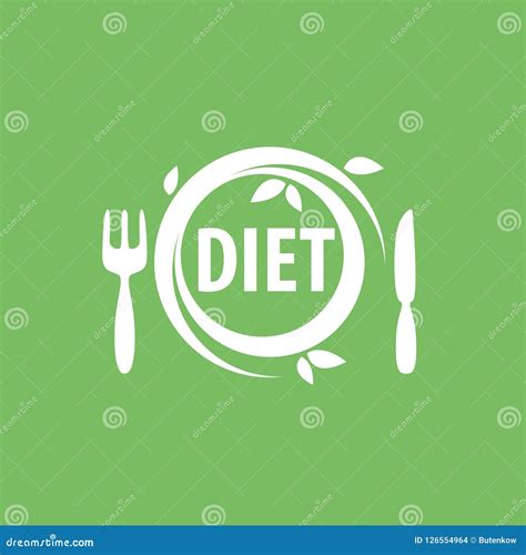 Vector Logo For Diet Stock Vector Illustration Of Dieting 126554964