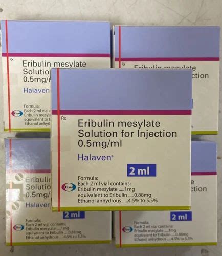 Halaven Eribulin Injection Strength 2 Ml At Rs 17000 Vial In Mumbai