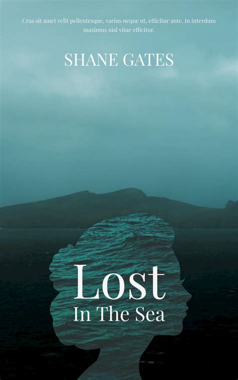 Lost in the sea Book Cover | Book Cover Template