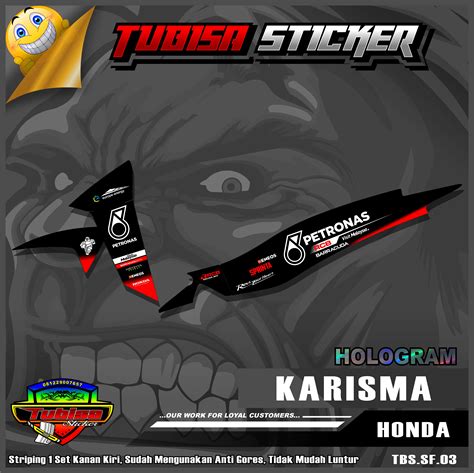 Sticker Striping Variasi Karisma Striping Motor Karisma Desain