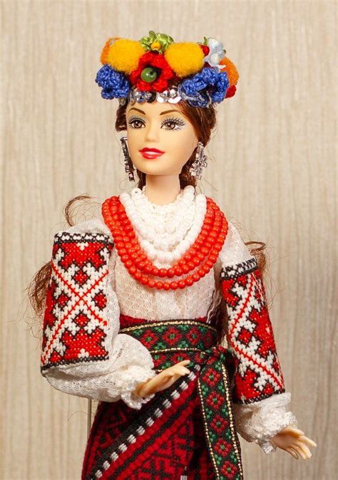 Ukrainian Doll Bride Ukrainian Barbie Clothes Crochet Barbie T For