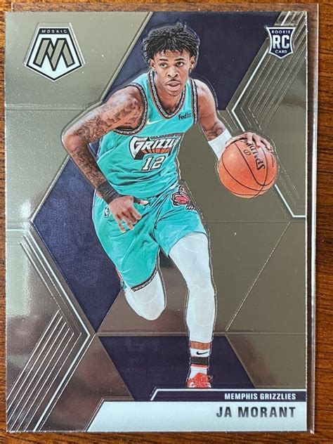 Ja Morant Rc Panini Mosaic Nba Memphis Grizzlies