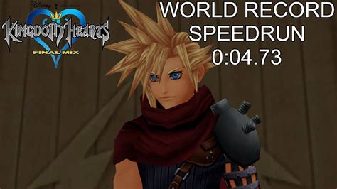 KH FM LV 100 Proud Mode Cloud WR Speedrun 0 04 73 WORLD RECORD